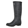 Black Print - Side - Regatta Womens-Ladies Ly Fairweather II Tall Durable Wellington Boots