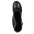 Black-Teal - Lifestyle - Regatta Womens-Ladies Ly Fairweather II Tall Durable Wellington Boots