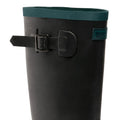 Black-Teal - Pack Shot - Regatta Womens-Ladies Ly Fairweather II Tall Durable Wellington Boots