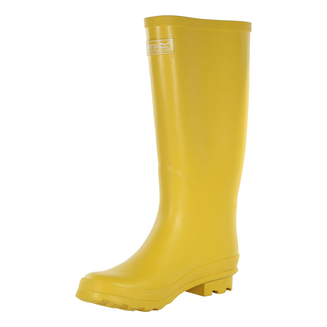 Maize Yellow - Lifestyle - Regatta Womens-Ladies Ly Fairweather II Tall Durable Wellington Boots