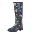 Navy-Red - Side - Regatta Womens-Ladies Ly Fairweather II Tall Durable Wellington Boots
