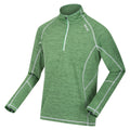 Field Green - Side - Regatta Mens Yonder Quick Dry Moisture Wicking Half Zip Fleece Jacket