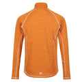 Orange Pepper - Back - Regatta Mens Yonder Quick Dry Moisture Wicking Half Zip Fleece Jacket