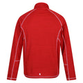 Chinese Red - Back - Regatta Mens Yonder Quick Dry Moisture Wicking Half Zip Fleece Jacket