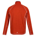 Rusty Orange - Back - Regatta Mens Yonder Quick Dry Moisture Wicking Half Zip Fleece Jacket
