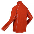 Rusty Orange - Side - Regatta Mens Yonder Quick Dry Moisture Wicking Half Zip Fleece Jacket