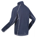 Admiral Blue - Side - Regatta Mens Yonder Quick Dry Moisture Wicking Half Zip Fleece Jacket