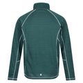 Pacific Green - Back - Regatta Mens Yonder Quick Dry Moisture Wicking Half Zip Fleece Jacket