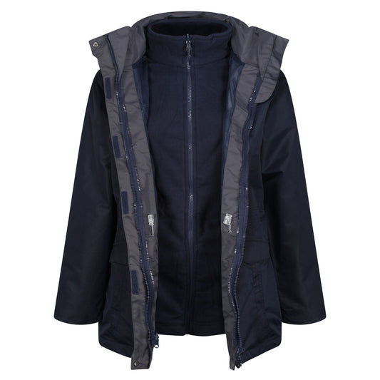 Navy - Front - Regatta Professional Womens-Ladies 3 in 1 Jacket