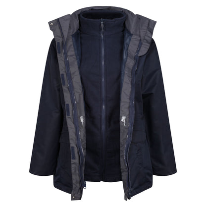 Navy - Front - Regatta Professional Womens-Ladies 3 in 1 Jacket