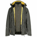 Bayleaf-Dark Khaki - Front - Regatta Mens Glyder IV 3 In 1 Waterproof Jacket