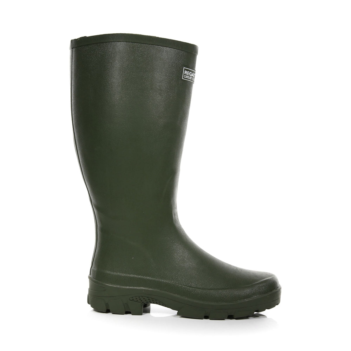 Deep Green - Back - Regatta Great Outdoors Mens Mumford II Rubber Wellington Boots