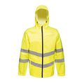 Yellow - Front - Regatta Professional Unisex Adult Hi-Vis Packaway Reflective Jacket