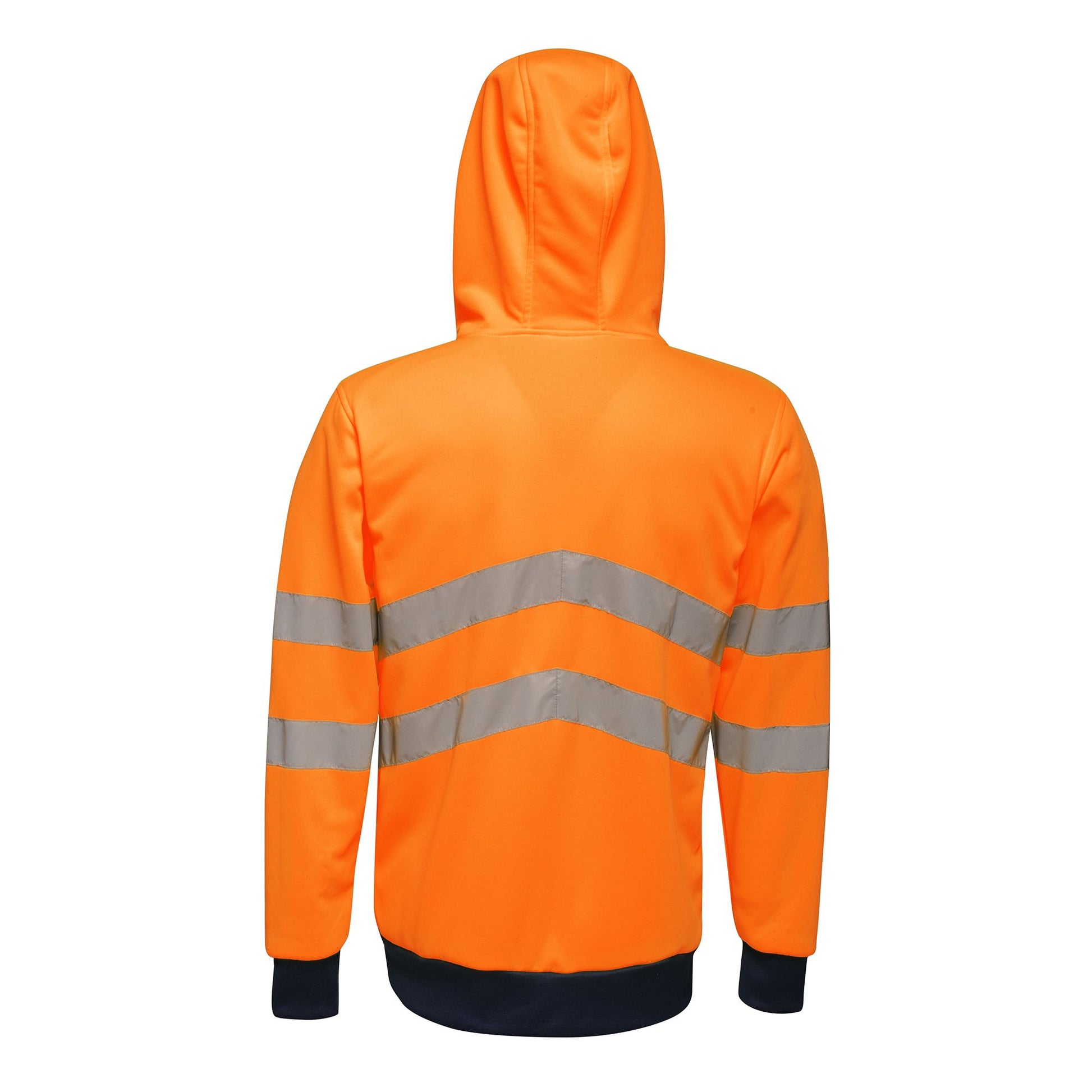 Orange-Grey - Back - Regatta Professional Mens Hi-Vis Reflective Bomber Jacket