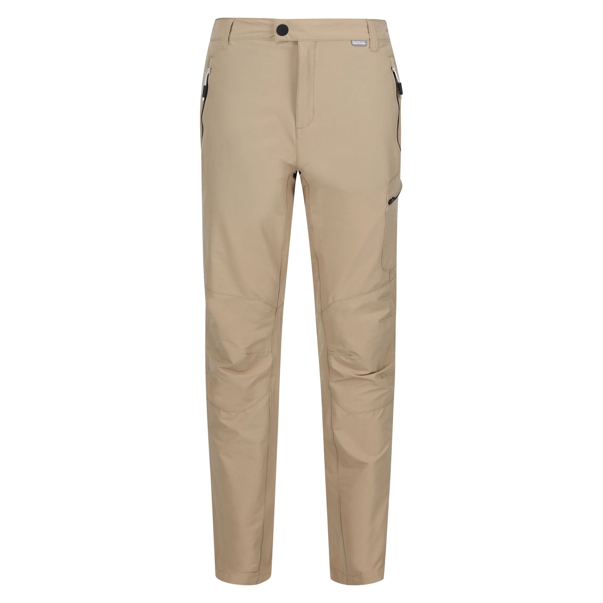 Oat - Front - Regatta Mens Highton Hiking Trousers