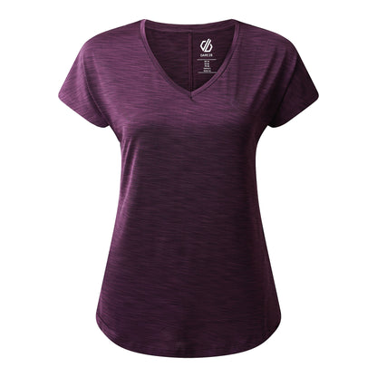 Deep Plum - Front - Dare 2B Womens-Ladies Vigilant Active T-Shirt