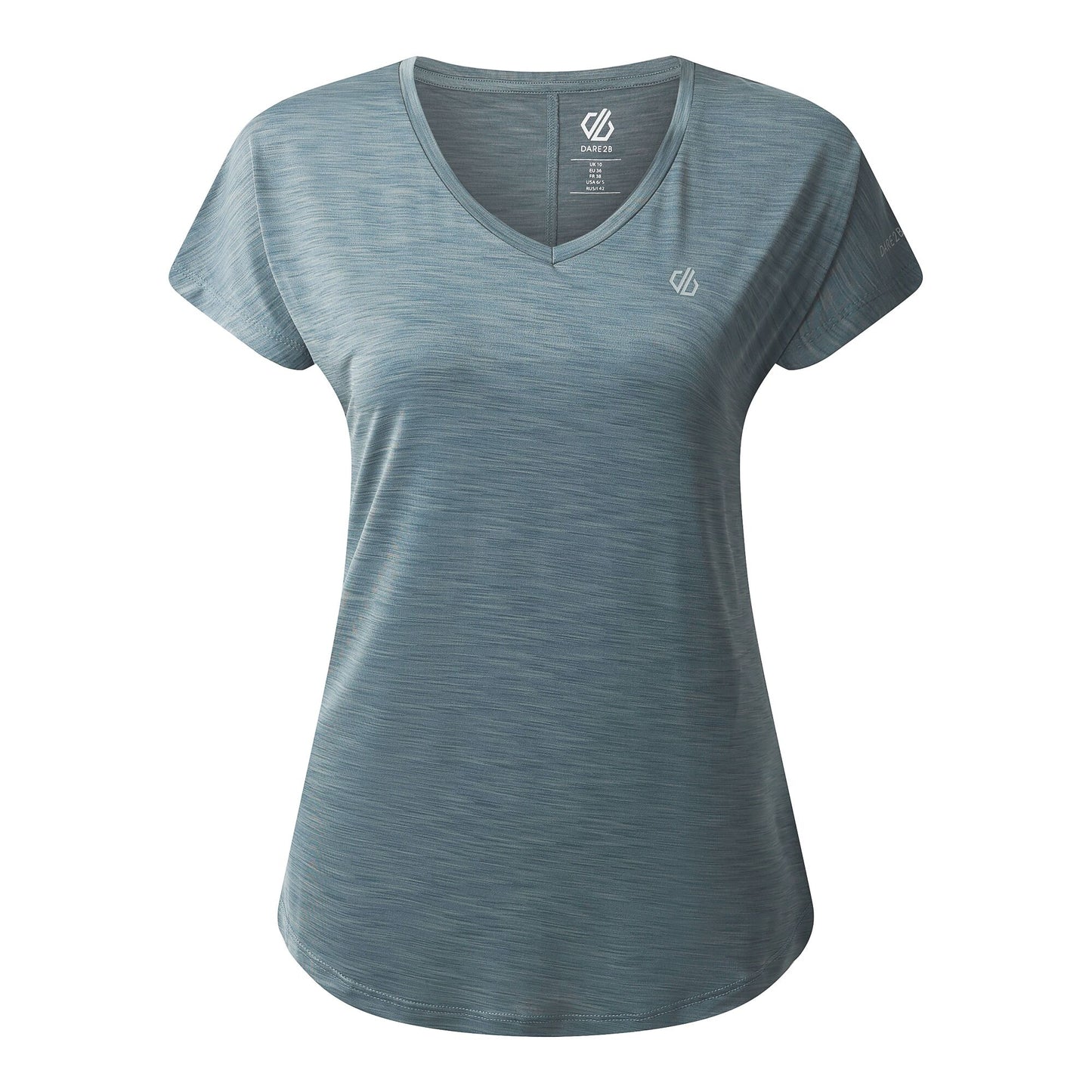 Element Grey - Front - Dare 2B Womens-Ladies Vigilant Active T-Shirt