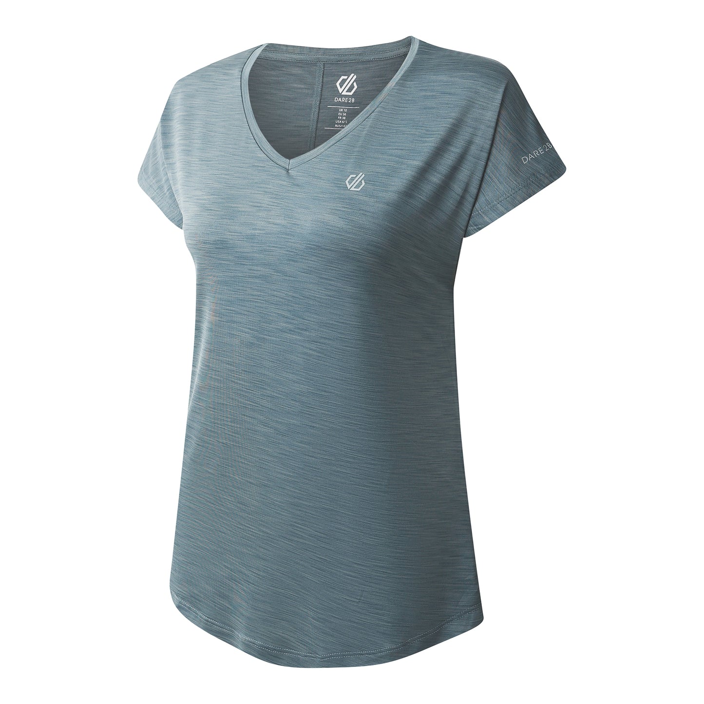 Element Grey - Back - Dare 2B Womens-Ladies Vigilant Active T-Shirt