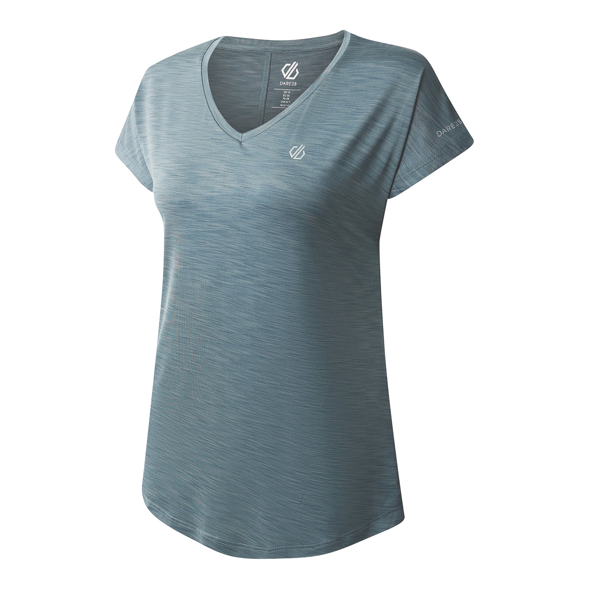 Element Grey - Back - Dare 2B Womens-Ladies Vigilant Active T-Shirt