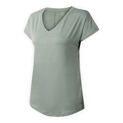 Glacier Green - Side - Dare 2B Womens-Ladies Vigilant Active T-Shirt