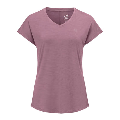 Dusky Orchid - Front - Dare 2B Womens-Ladies Vigilant Active T-Shirt