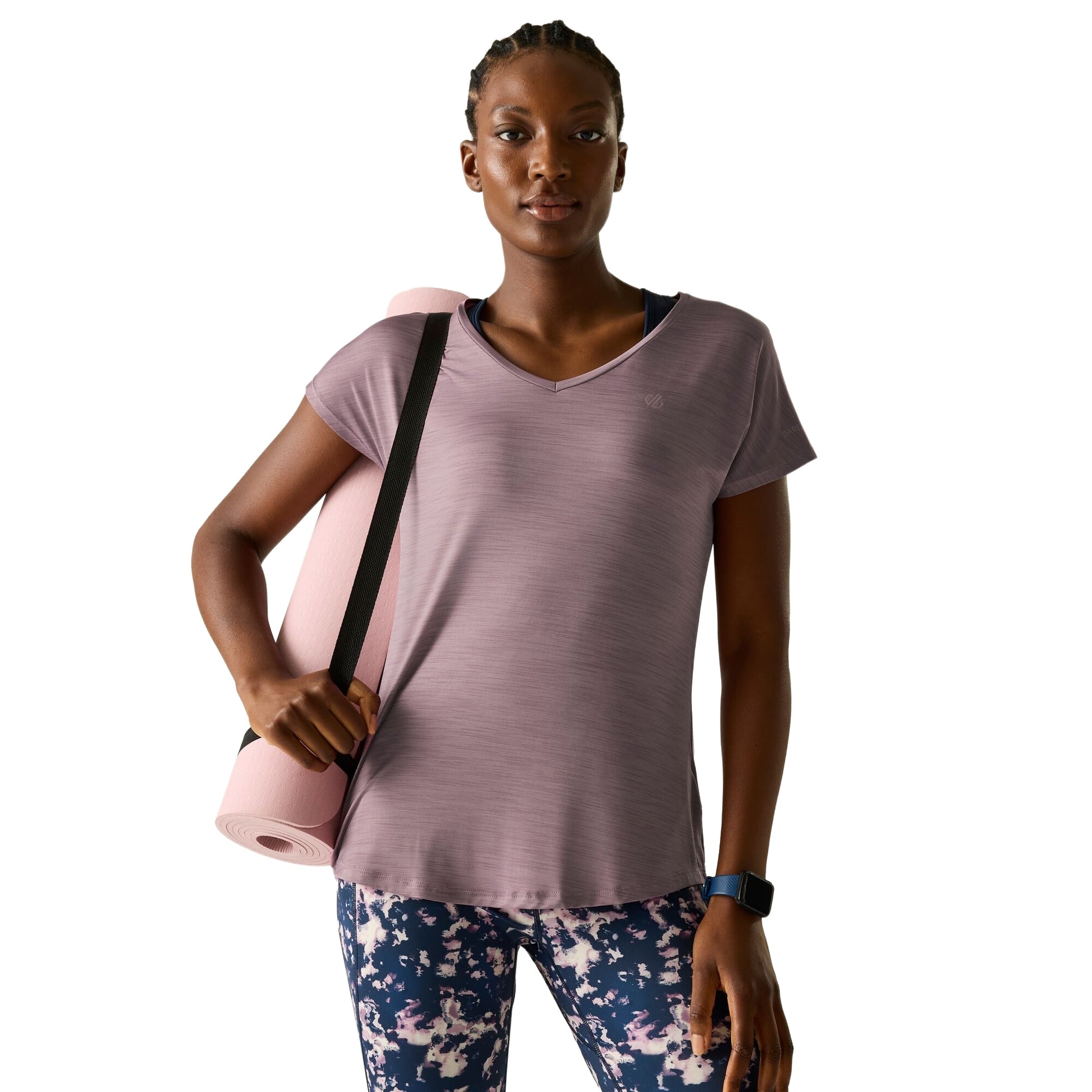 Dusky Orchid - Lifestyle - Dare 2B Womens-Ladies Vigilant Active T-Shirt