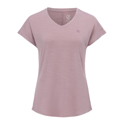 Mauve Shadow - Front - Dare 2B Womens-Ladies Vigilant Active T-Shirt