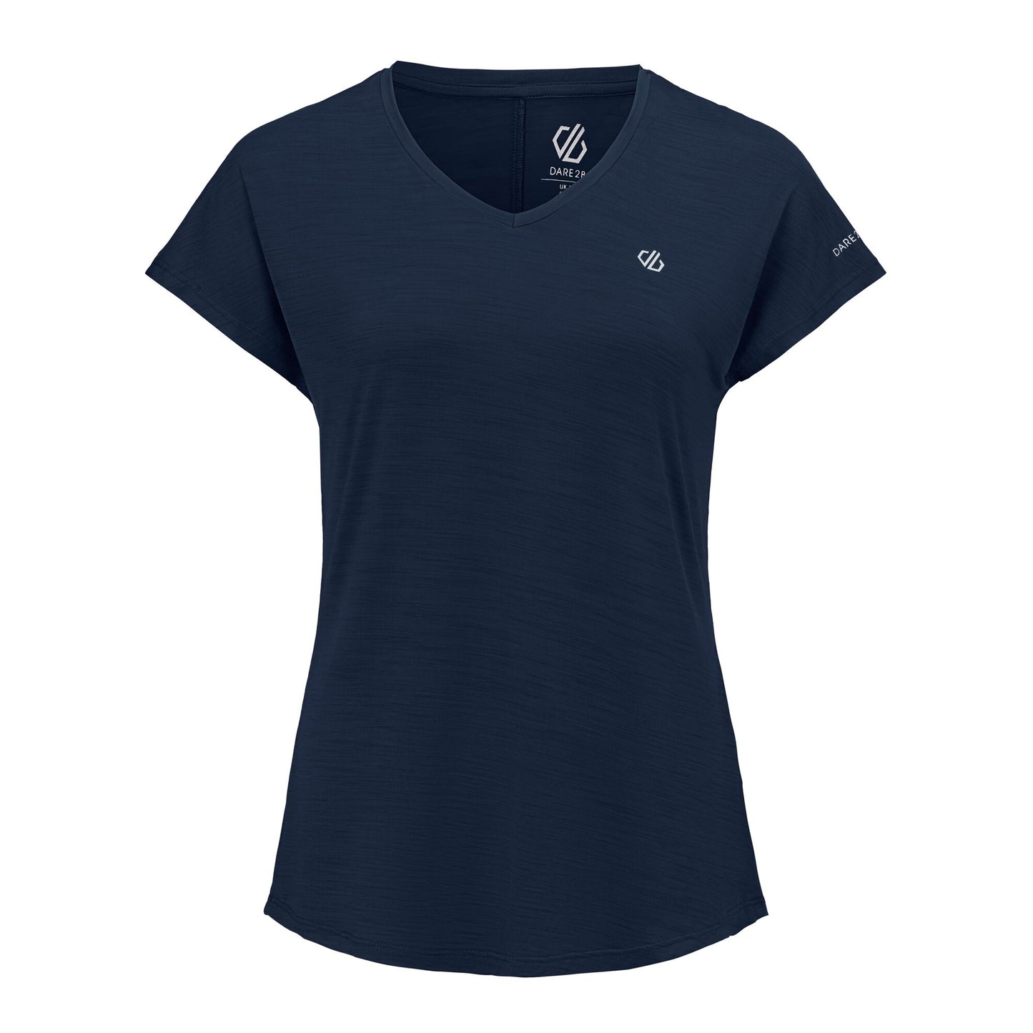Navy - Front - Dare 2B Womens-Ladies Vigilant Active T-Shirt