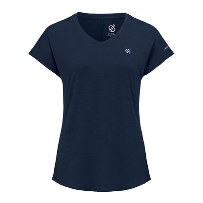 Navy - Front - Dare 2B Womens-Ladies Vigilant Active T-Shirt