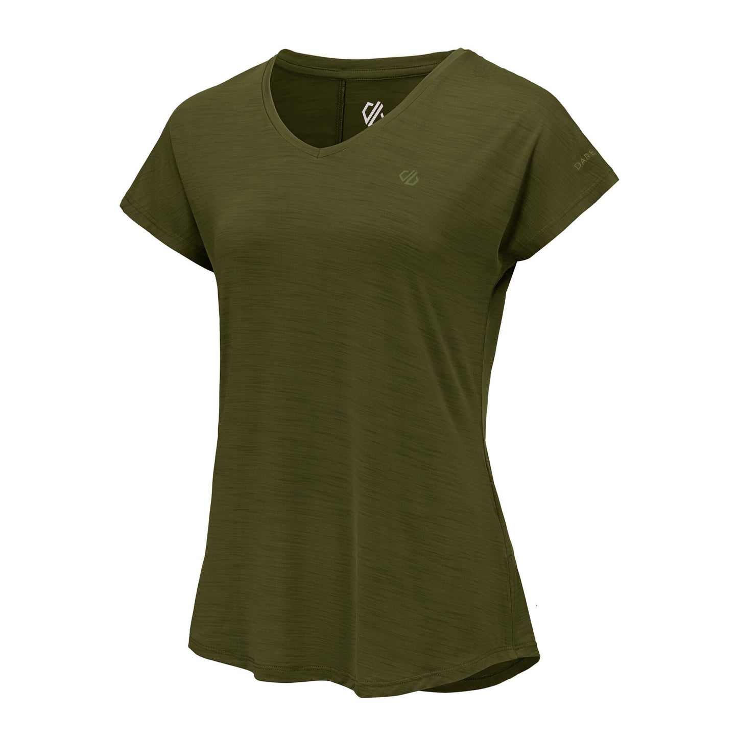 Nephrite Green Solid - Side - Dare 2B Womens-Ladies Vigilant Active T-Shirt