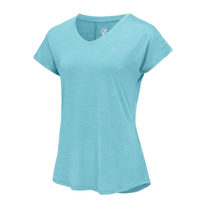 Nordic Blue - Side - Dare 2B Womens-Ladies Vigilant Active T-Shirt
