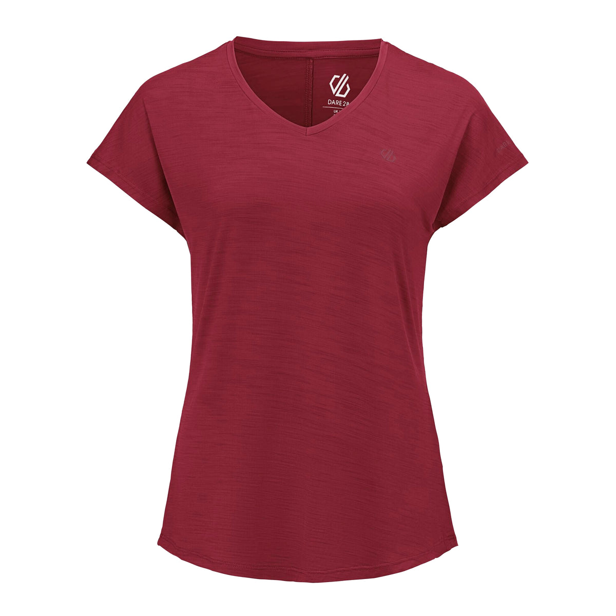 Tibetan Red - Front - Dare 2B Womens-Ladies Vigilant Active T-Shirt