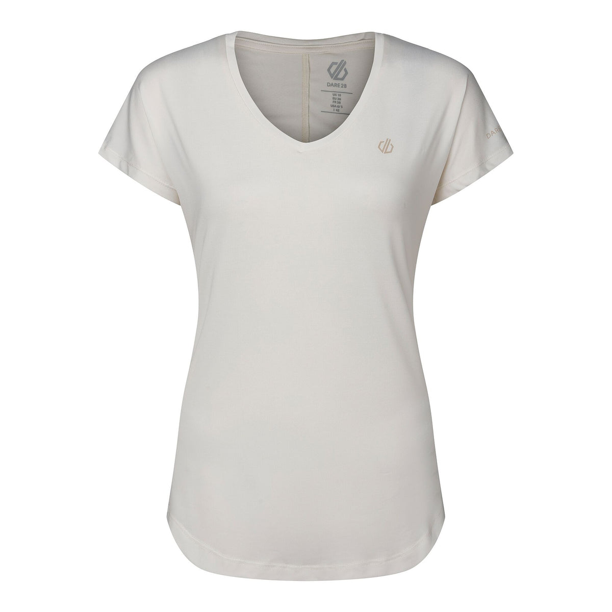 Egret - Front - Dare 2B Womens-Ladies Vigilant Active T-Shirt