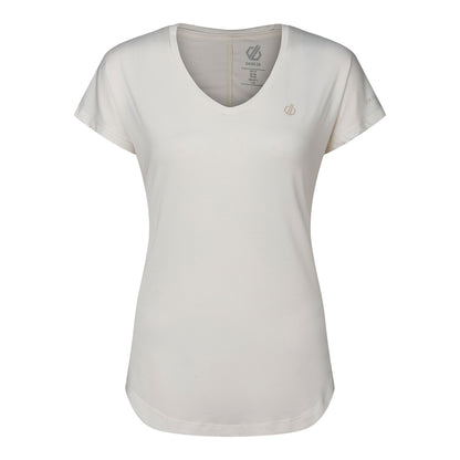 Egret - Front - Dare 2B Womens-Ladies Vigilant Active T-Shirt