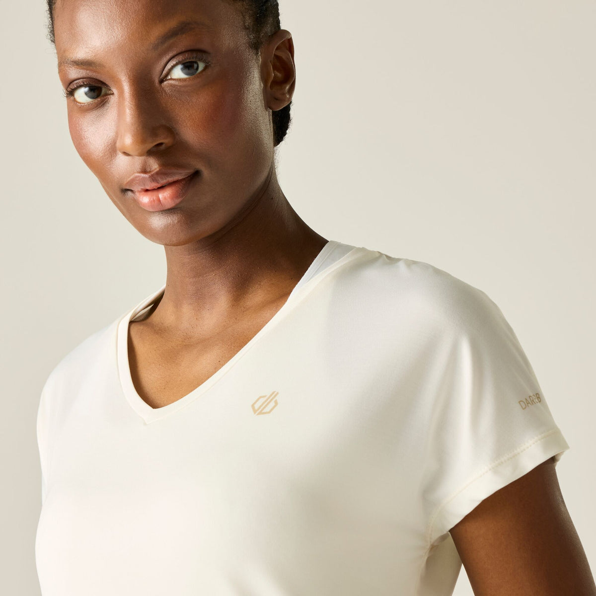 Egret - Pack Shot - Dare 2B Womens-Ladies Vigilant Active T-Shirt