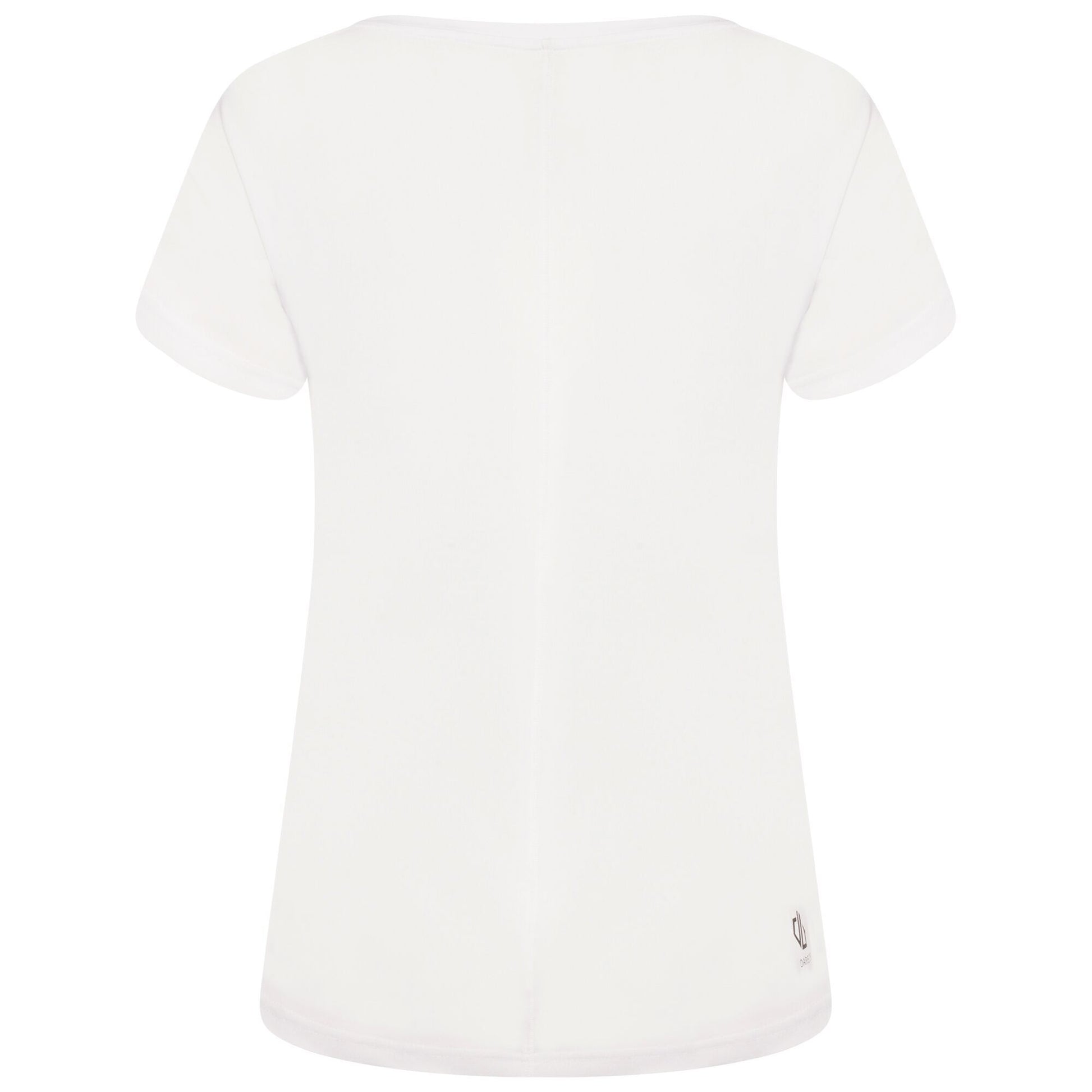 White - Pack Shot - Dare 2B Womens-Ladies Vigilant Active T-Shirt