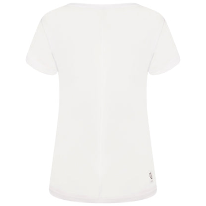 White - Pack Shot - Dare 2B Womens-Ladies Vigilant Active T-Shirt