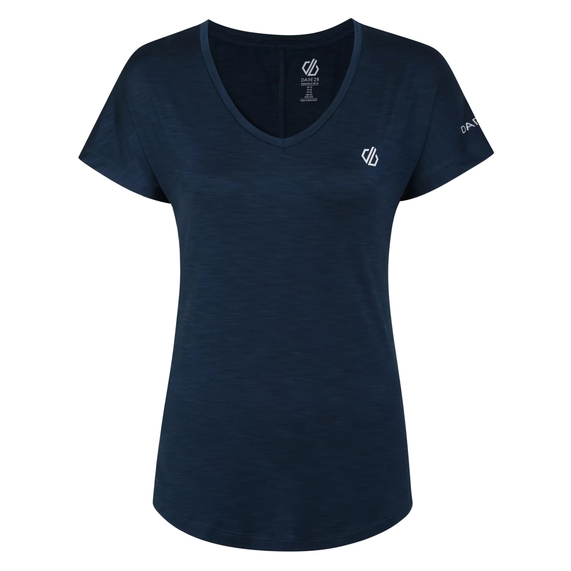 Moonlight Denim - Front - Dare 2B Womens-Ladies Vigilant Active T-Shirt