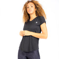 Black - Side - Dare 2B Womens-Ladies Active T-Shirt