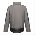 Seal Grey-Black - Front - Regatta Mens Contrast Waterproof Shell Jacket