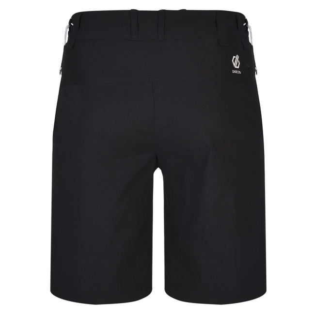 Black - Back - Dare 2B Mens Tuned In II Multi Pocket Walking Shorts
