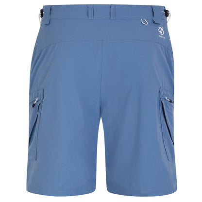 Coronet Blue - Back - Dare 2B Mens Tuned In II Multi Pocket Walking Shorts