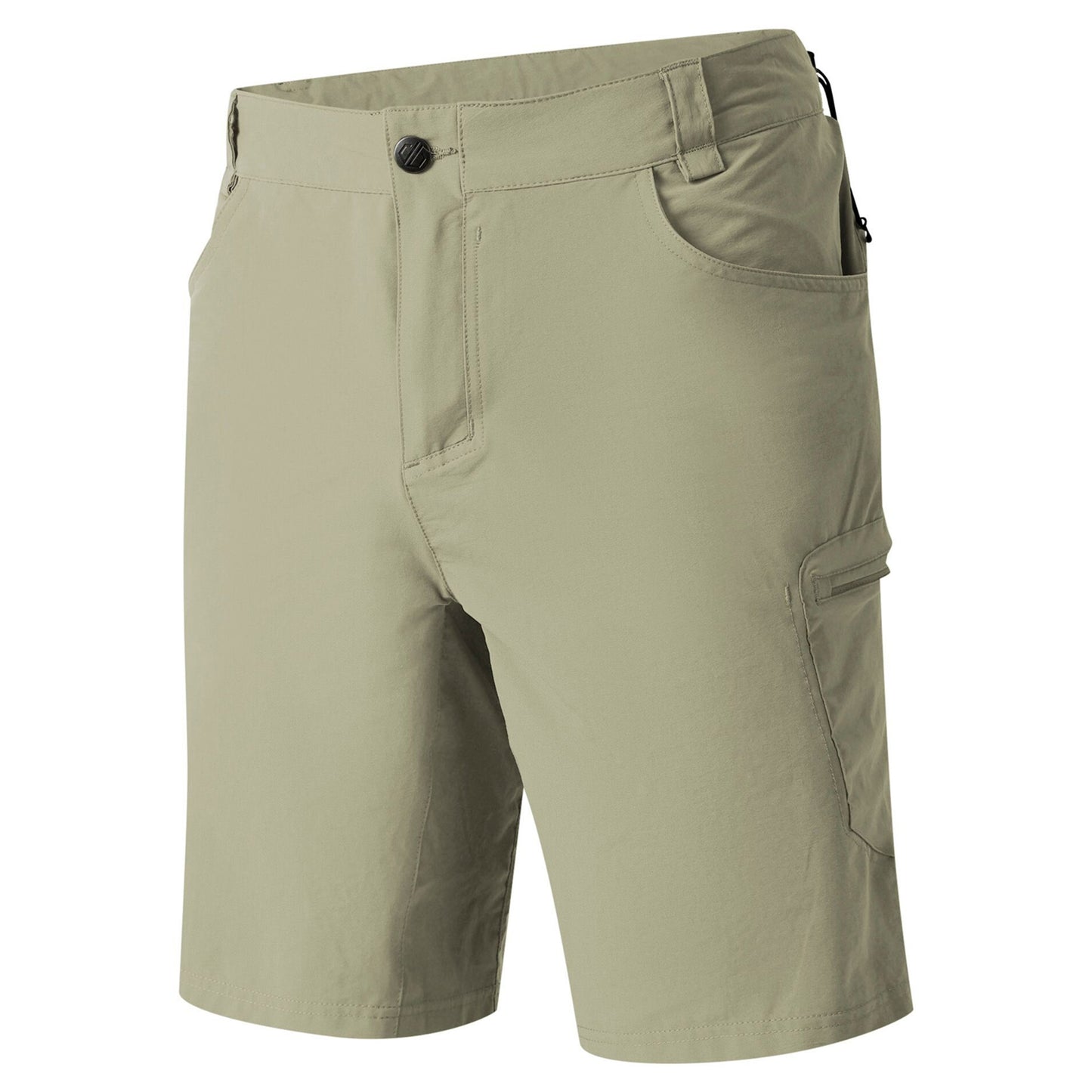 Olivine Green - Side - Dare 2B Mens Tuned In II Multi Pocket Walking Shorts