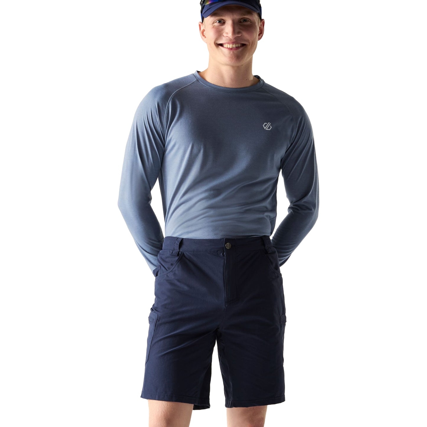 Navy - Lifestyle - Dare 2B Mens Tuned In II Multi Pocket Walking Shorts