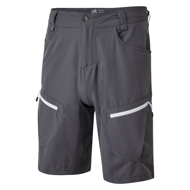 Ebony Grey - Side - Dare 2B Mens Tuned In II Multi Pocket Walking Shorts