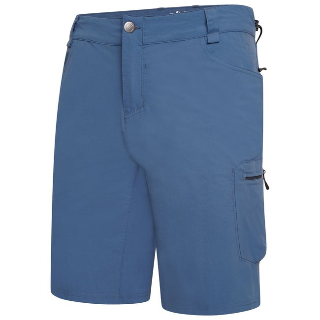Stellar Blue - Side - Dare 2B Mens Tuned In II Multi Pocket Walking Shorts