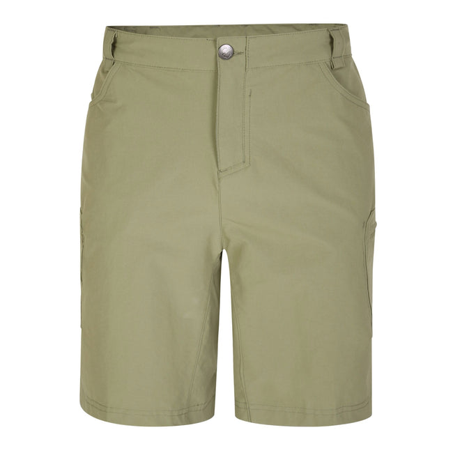 Oil Green - Front - Dare 2B Mens Tuned In II Multi Pocket Walking Shorts
