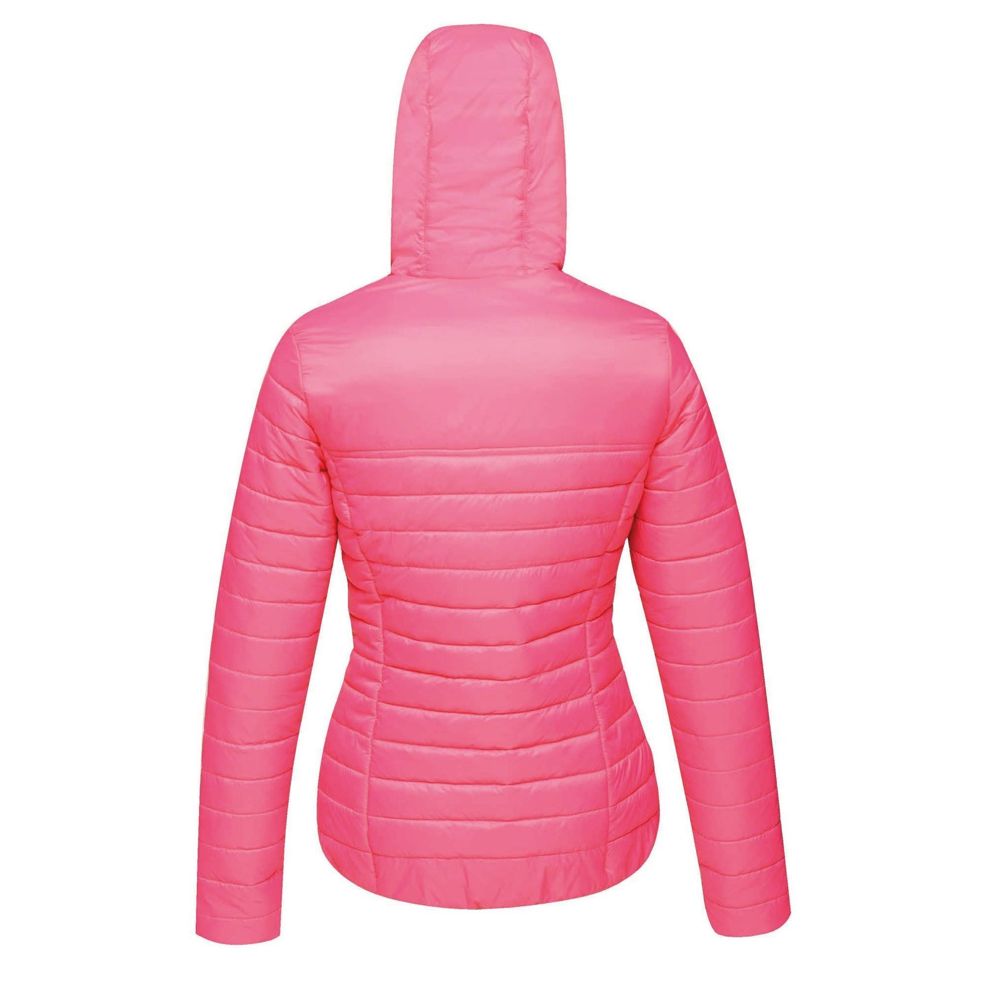 Hot Pink-Black - Back - Regatta Womens-Ladies Acadia II Jacket