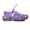 Amethyst Purple-Lilac - Back - Regatta Childrens-Kids Westshore Sandals