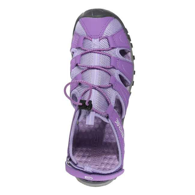 Amethyst Purple-Lilac - Pack Shot - Regatta Childrens-Kids Westshore Sandals